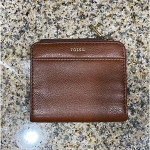 Brown Leather Fossil wallet